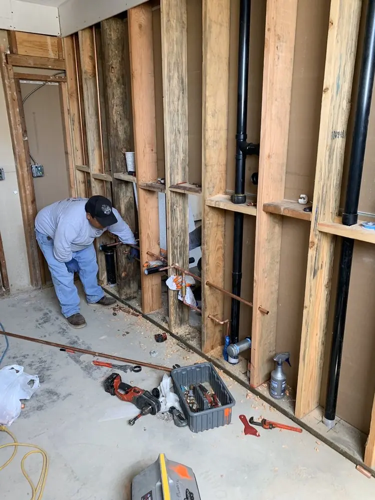 Commercial rough-in plumbing for Water Heater Replacement in Mullica